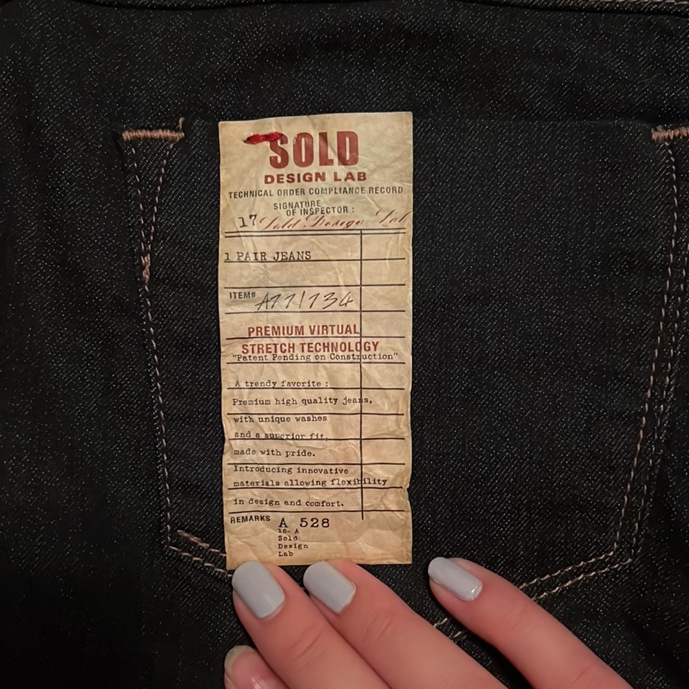 Sold Design Lab flare jeans - Picture 8 of 8